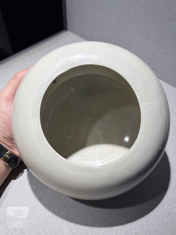 明 白釉钵式炉 - 图2